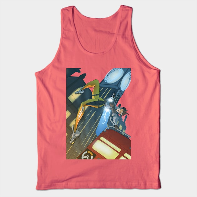 Overwatch - Tracer Tank Top by Juggertha